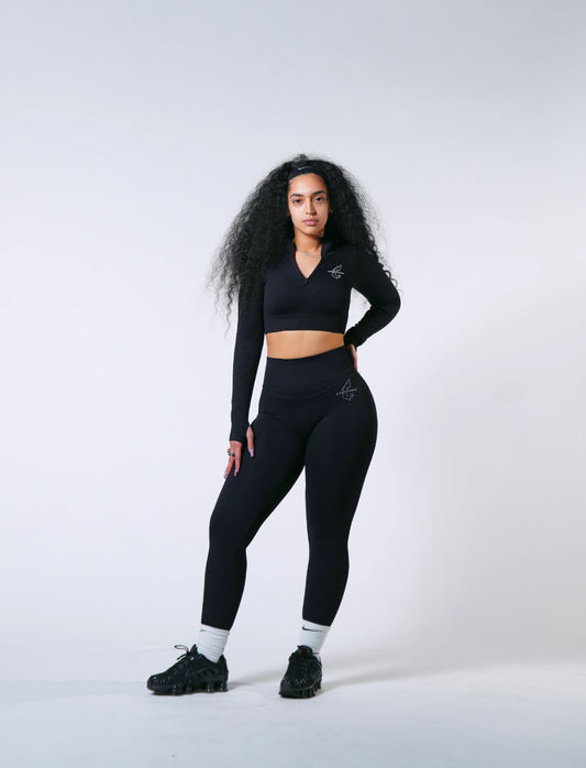 Conffidens Long Sleeve Top & Leggings set